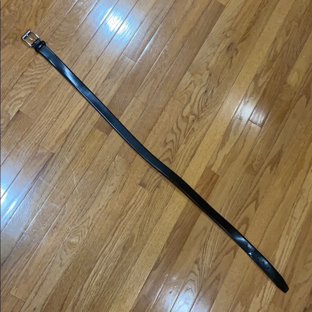 Hugo boss black belt 100% cow skin 40”